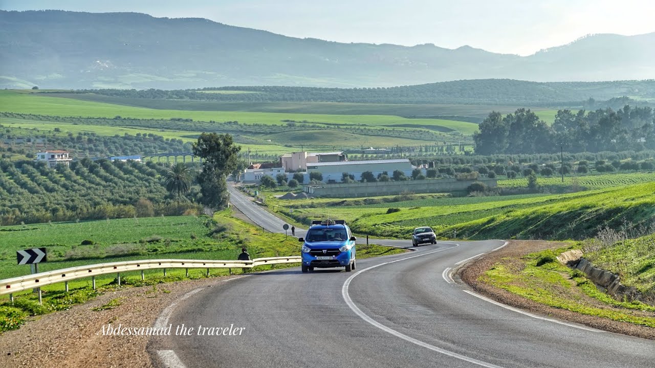 الطريق من مكناس الى زكوطة طبيعة ساحرة DRIVING IN MOROCCO FROM MEKNES TO ZEGOTA
