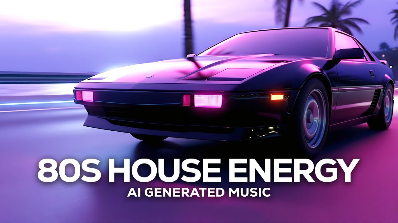 80s House Music Night Drive - Retro Synth & Neon Vibes