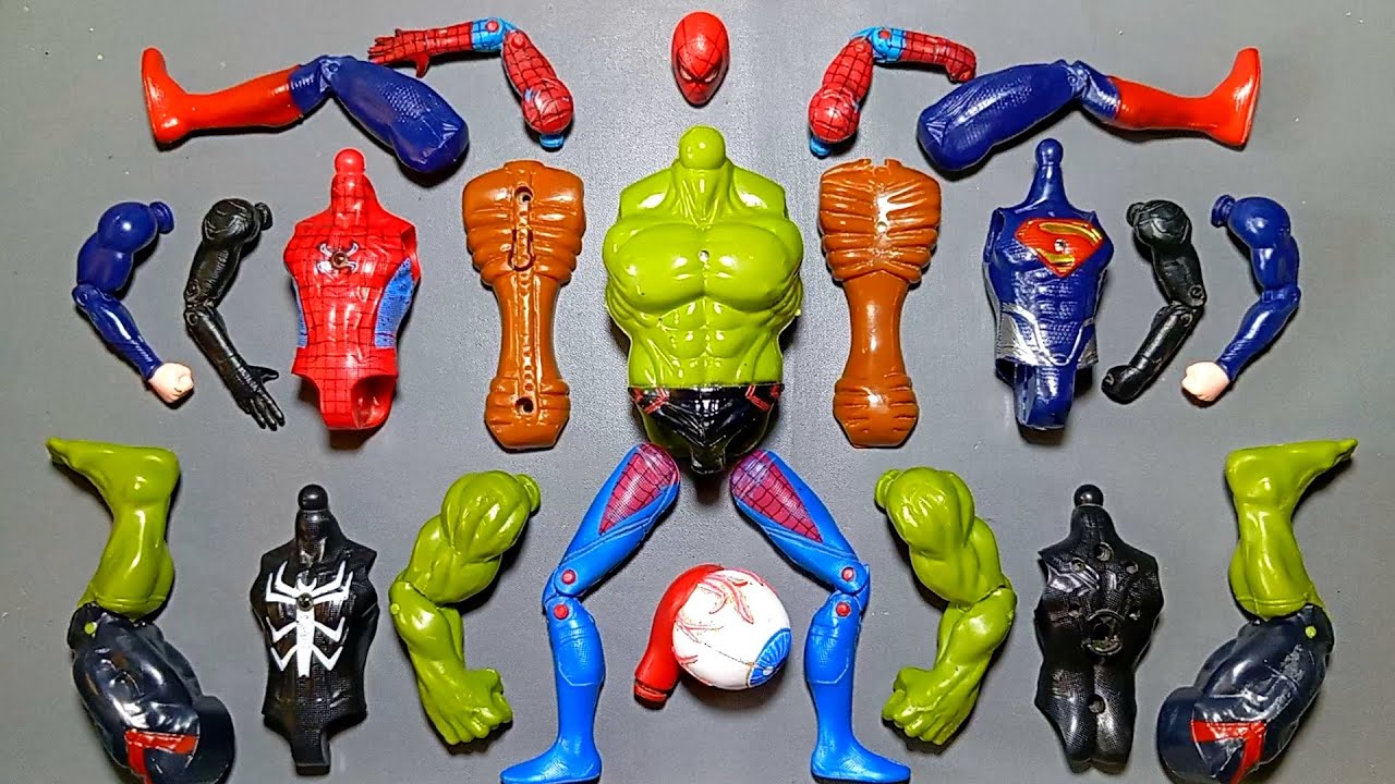 AVENGERS TOYS MARVEL'S SPIDER-MAN, HULK SMASH, SUPERMAN, VENOM SUPERHERO TOYS