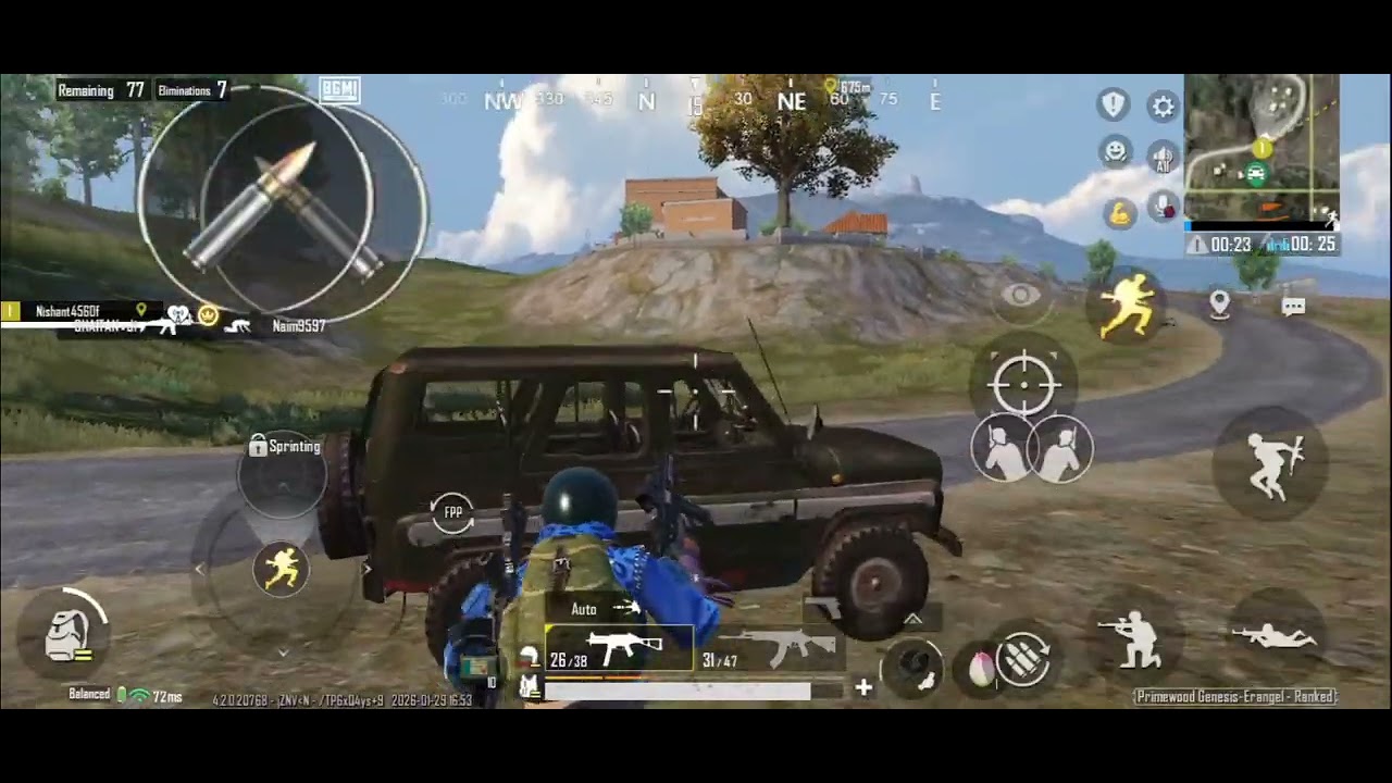 BGMI 1VS4 GAMEPLAY 