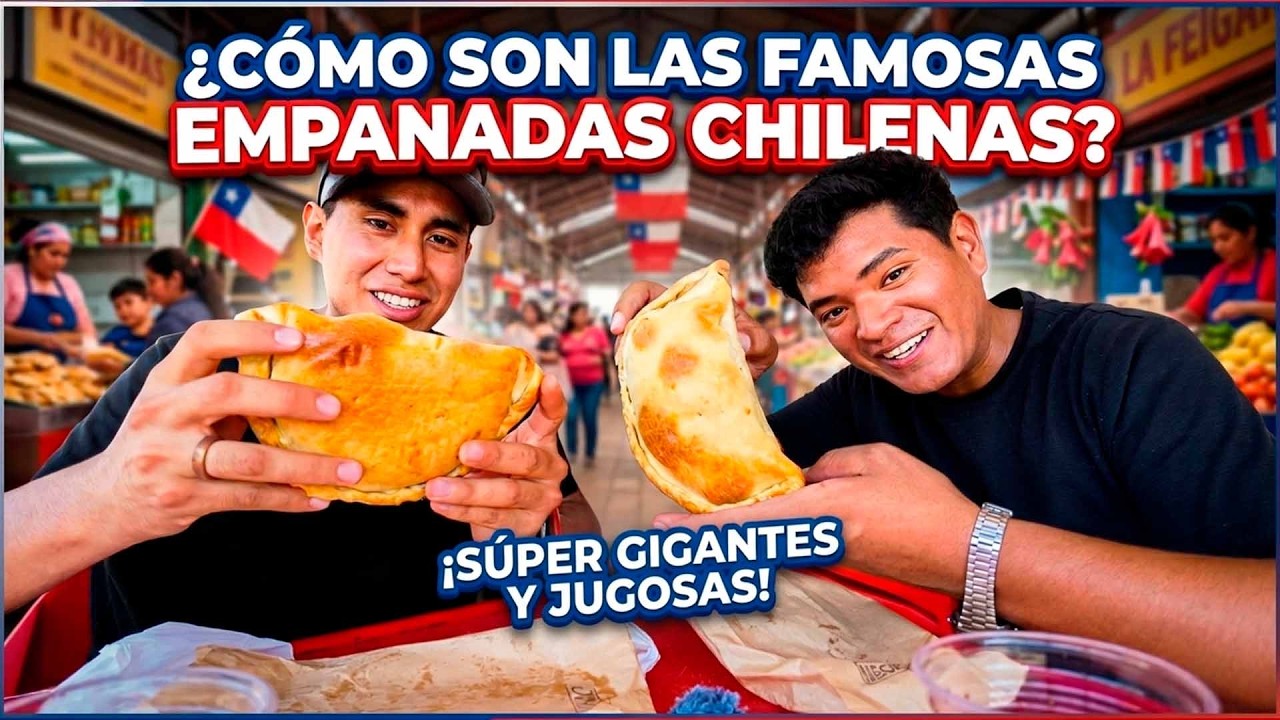 Primera vez comiendo EMPANADAS CHILENAS 😱 ¿Valen la pena?