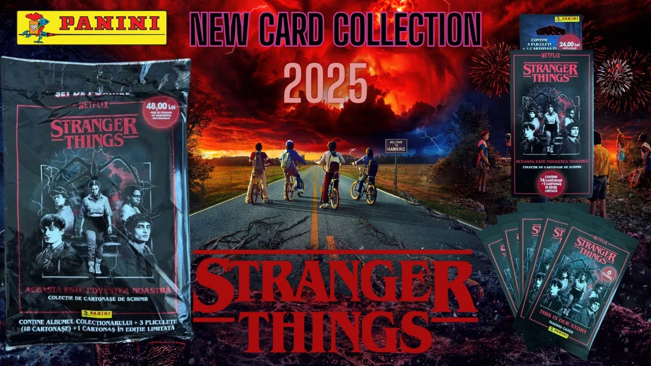 STRANGER THINGS : This Is Our Story 🔥NEW PANINI cards collection 2025 🔥  One Last Strange Adventure