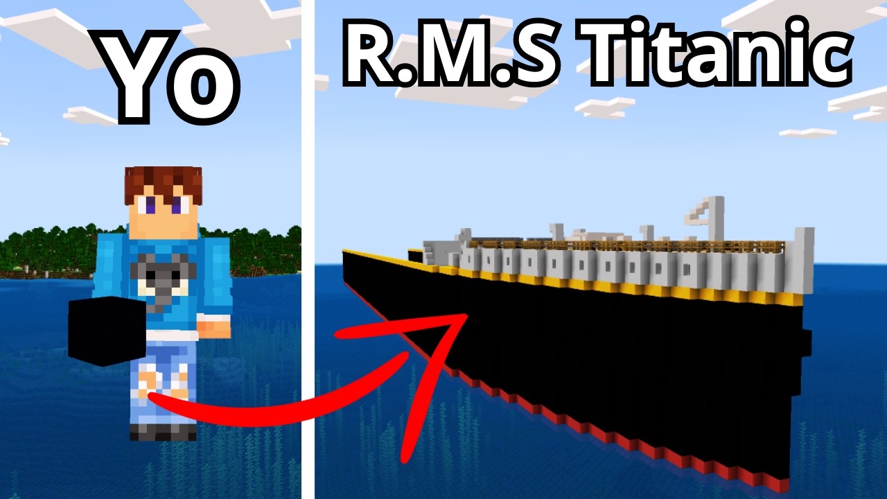 Construyo el Titanic en Minecraft Parte 1