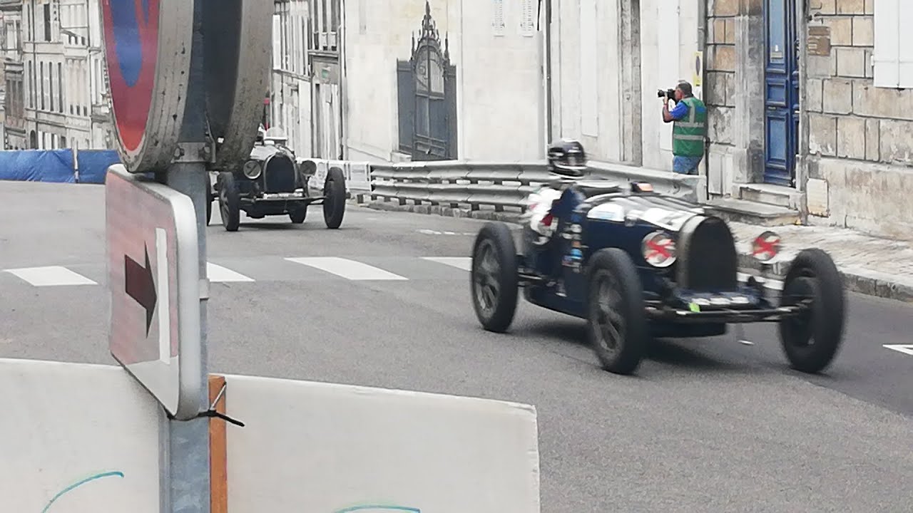 Circuit des Remparts 2023, course des BUGATTI