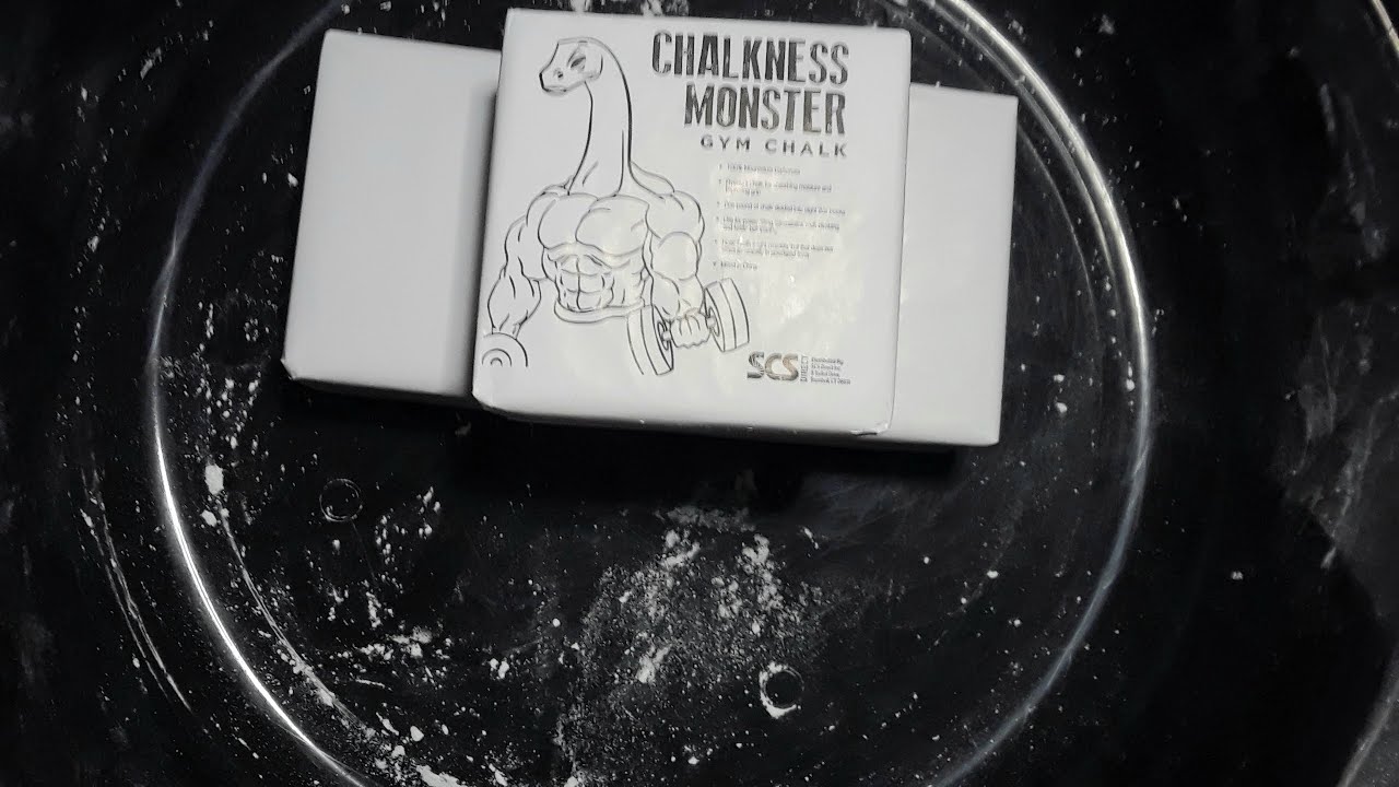 ASMR #2 | Gym Chalk Crush | Chalkness Monster BSN