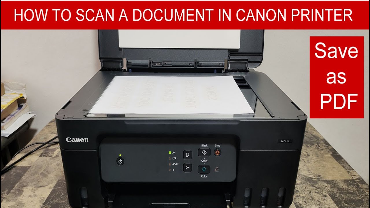 Как сканировать документ на принтере Canon 2024
