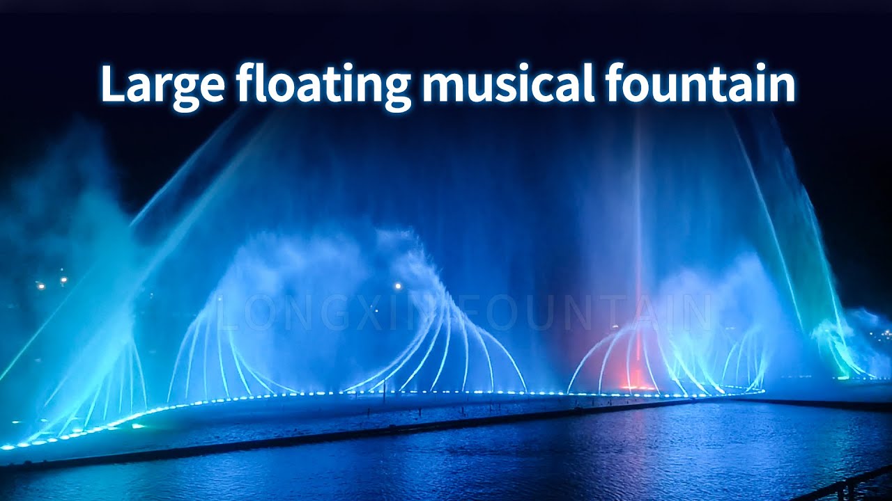 Large Floating Musical Dancing Fountain in Hainan--Longxin Fountain Supply