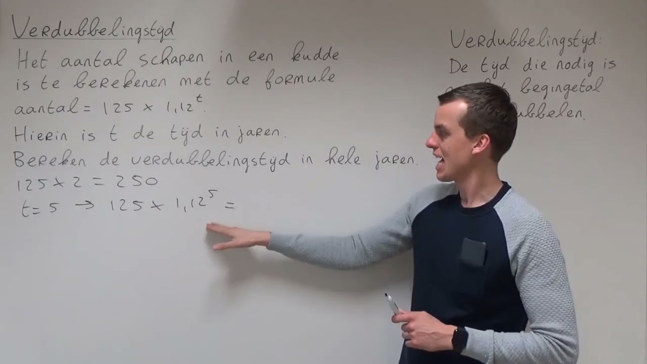 Verdubbelingstijd (4 VMBO-KGT)