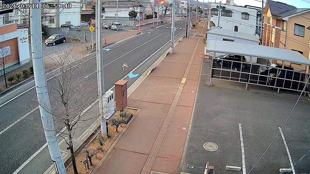 山形県山形市若葉町道路沿いライブカメラ Yamagata Yamagatashi Live camera.world.cam