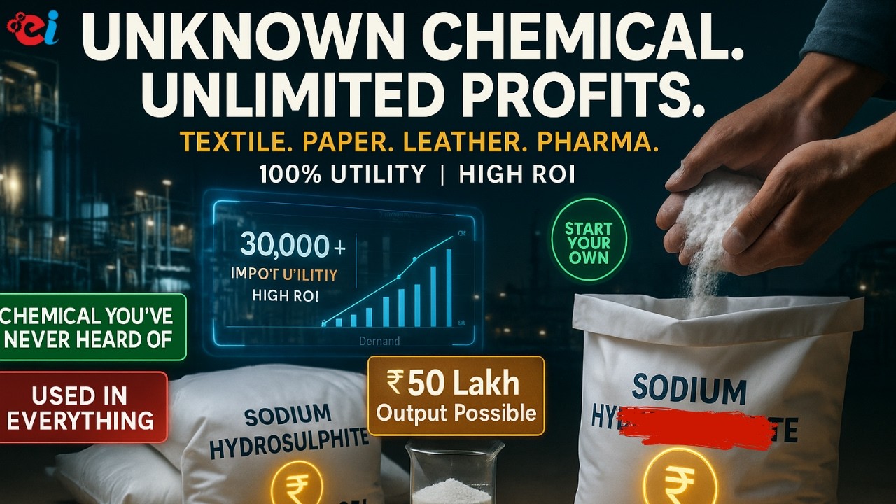 Sodium Hydrosulphite Manufacturing: The Hidden Chemical Powering India&rsquo;s Industries