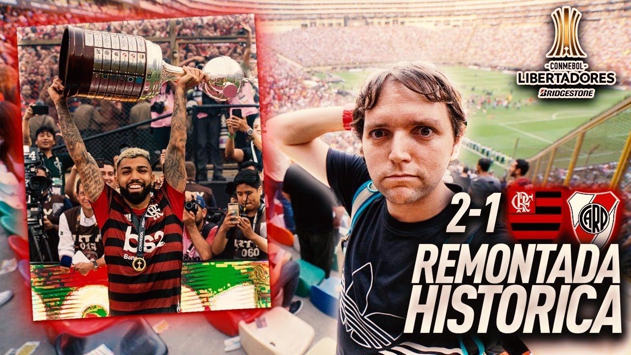 ¡¡FLAMENGO CAMPEÓN!! Fla 2 - River Plate 1 Copa Libertadores Lima