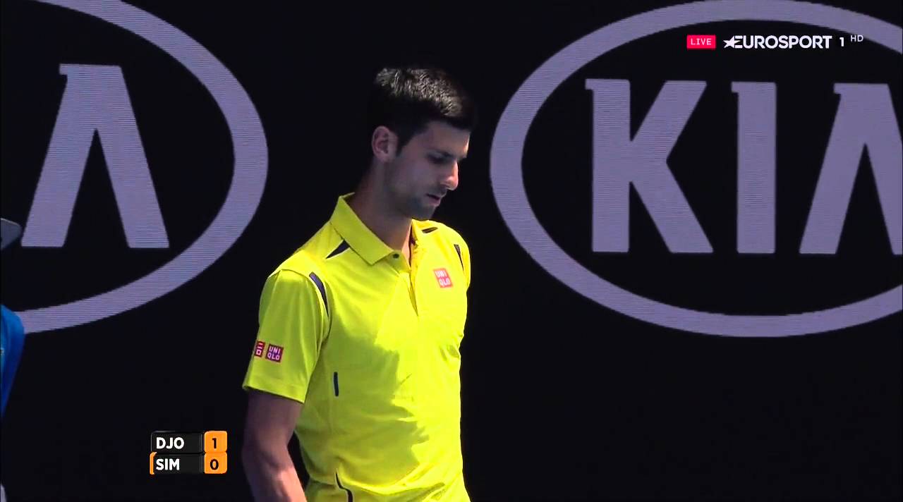 Australian Open 2016 Novak Djokovic Vs Gilles Simon 720HD