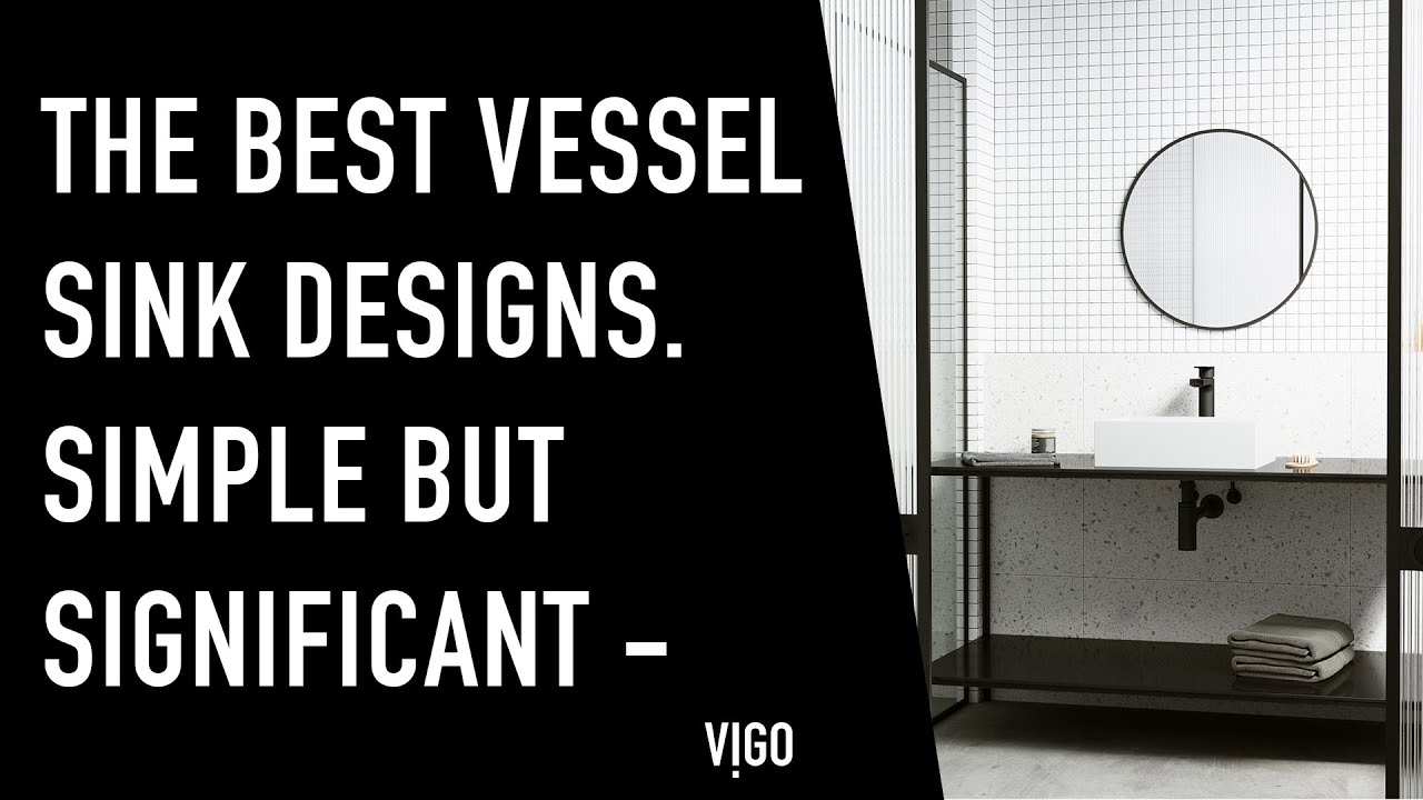 Create your dream bathroom with VIGO Matte Stone&trade; Bathroom Sinks.
