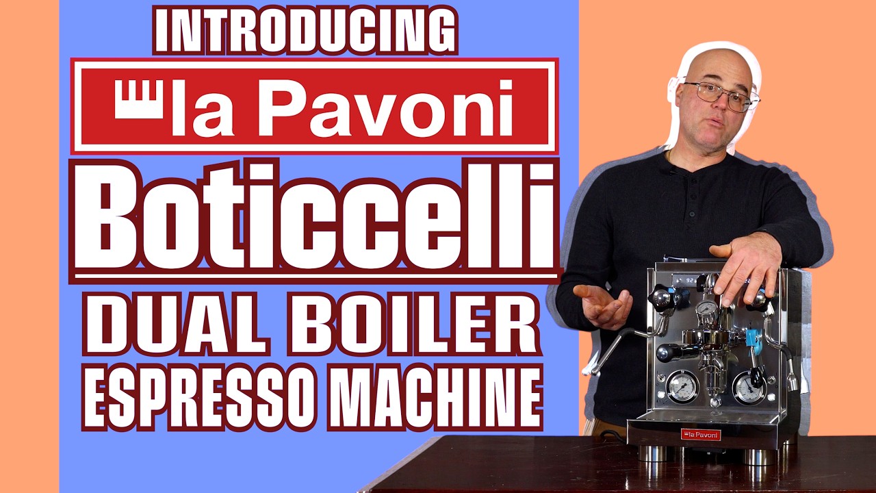 Представляем эспрессо-машину La Pavoni Boticcelli с двумя бойлерами