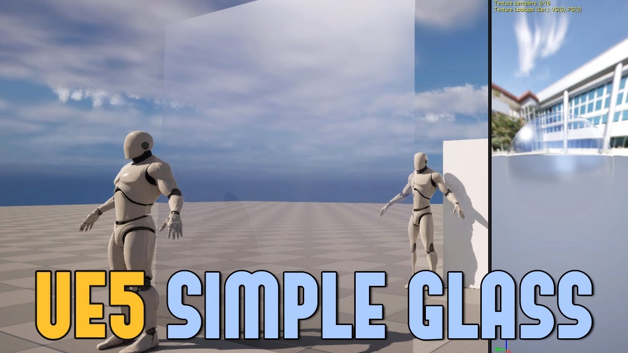 UE5: Как правильно создать простой материал стекла в Unreal Engine 5 (подробный урок)