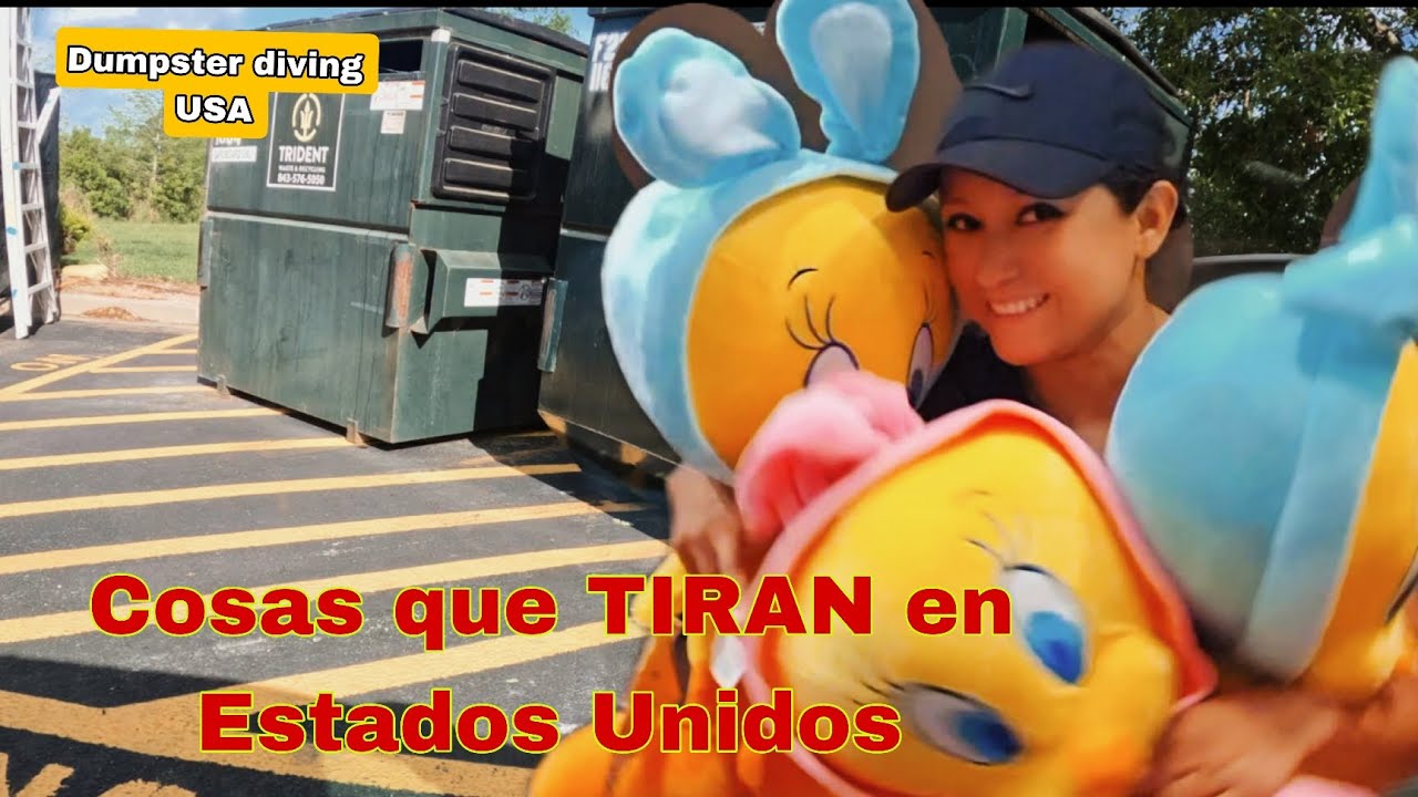 Cosas que TIRAN en Estados Unidos INCREIBLE #dumpsterdiving #viralvideos #loquetiranenusa #recycling