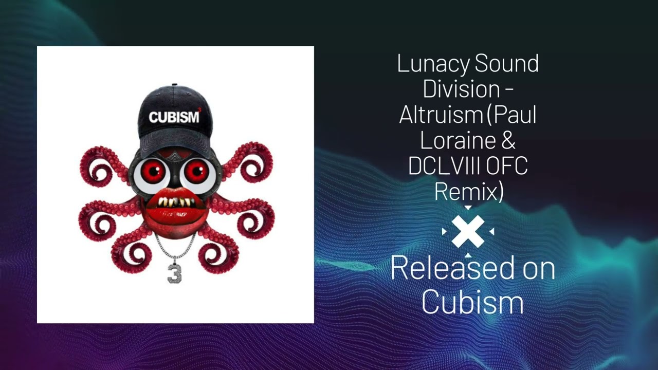 Lunacy Sound Division - Altruism (Paul Loraine & DCLVIII OFC Remix) | French Techno [Cubism Records]