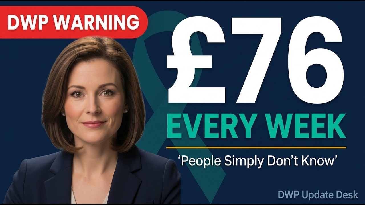 DWP Warning Thousands Missing &pound;76 a Week Because They Simply Don't Know This Payment Exists 2026