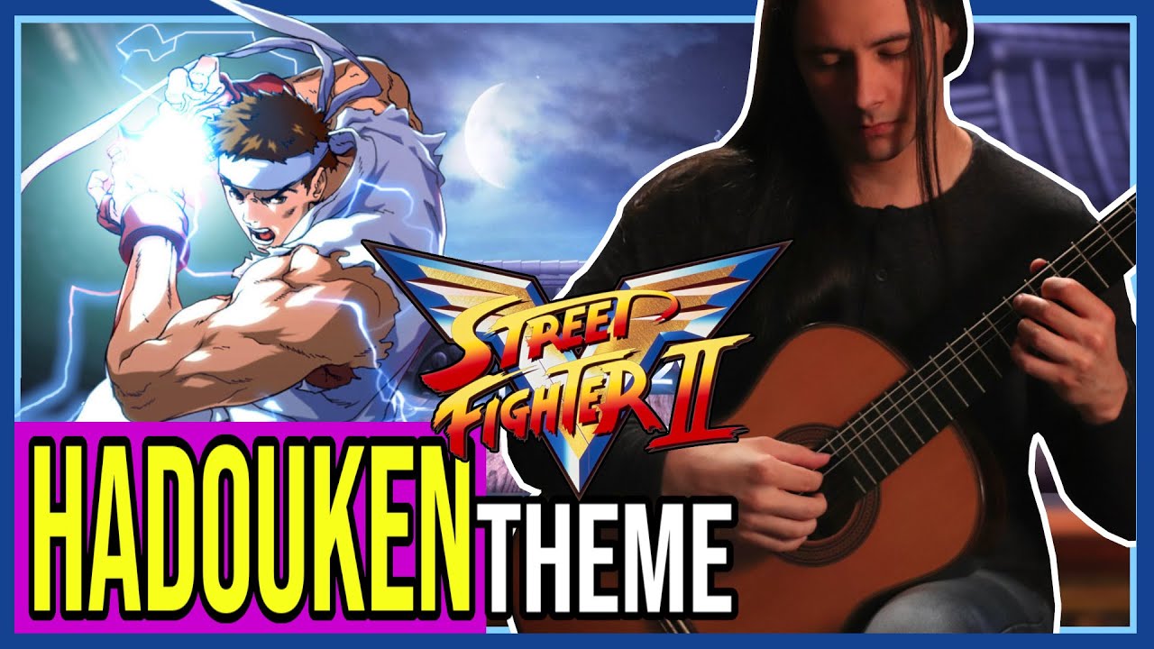 『 Hadouken Theme 』 Street Fighter II Victory OST [Acoustic Guitar Fingerstyle]