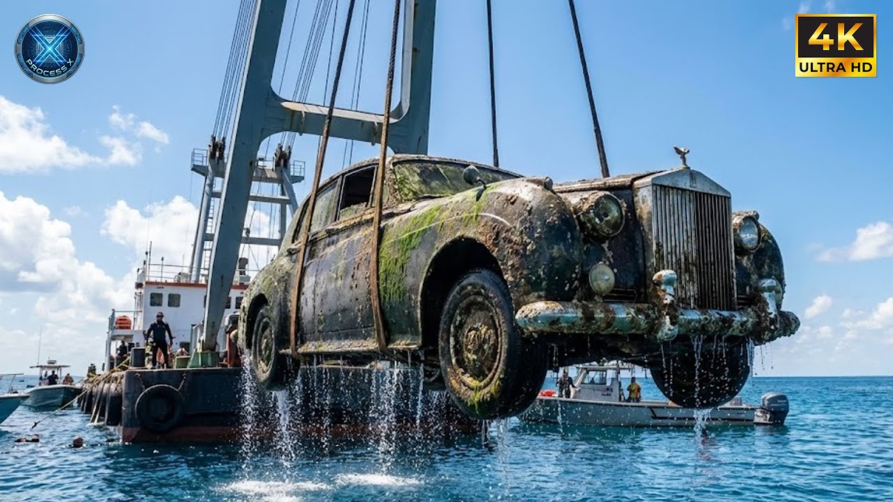 Finding and Restoring a Pure Platinum Rolls Royce Phantom From The Bottom of The Sea