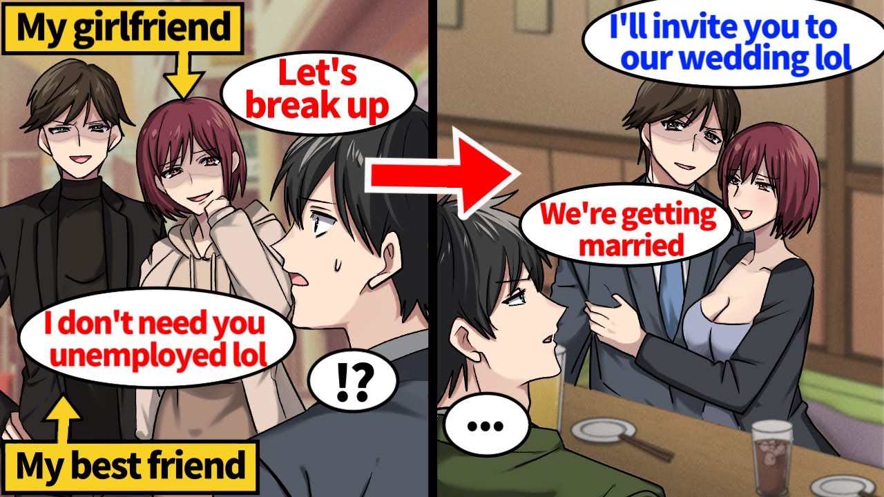 【Manga】When I became unemployed, my best friend robbed my gf.I was invited to their wedding, but...