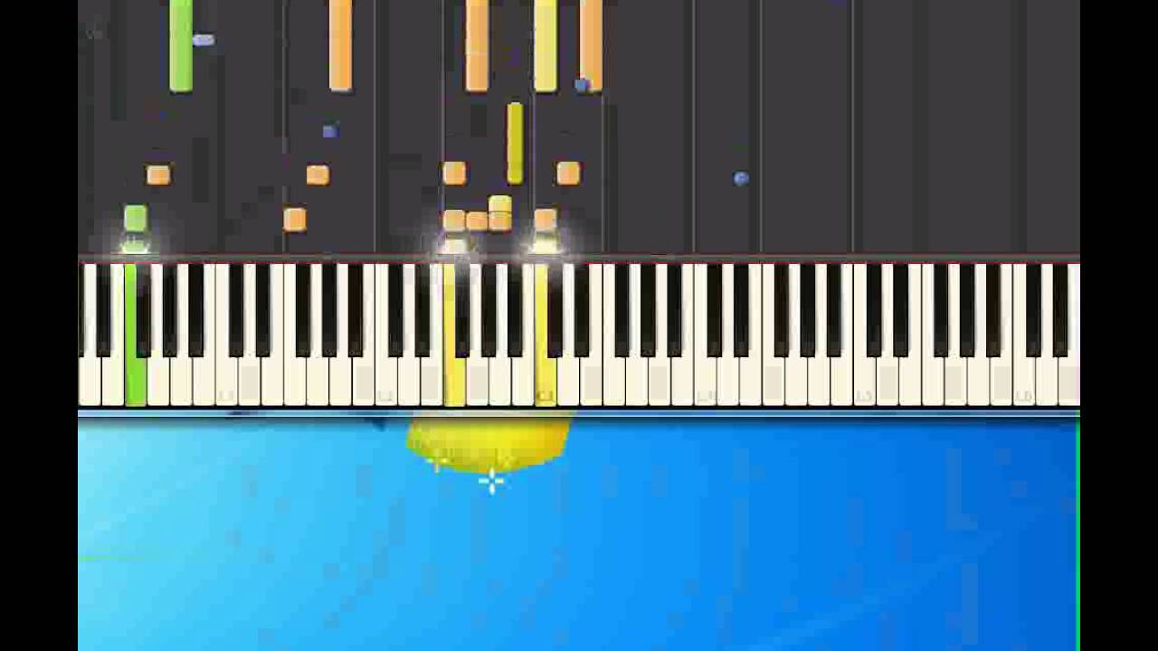 E' quasi l'alba   Raf [Piano tutorial by Synthesia]