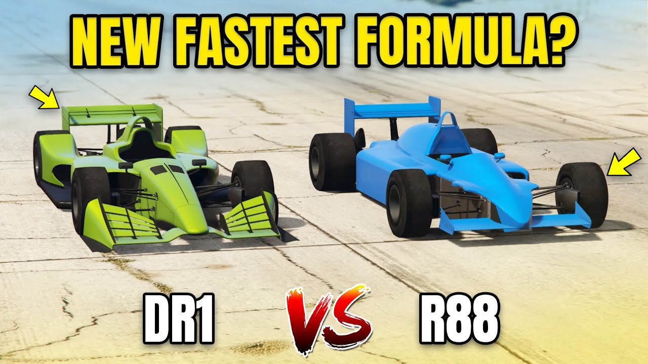 GTA 5 ONLINE - DECLASSE DR1 VS OCELOT R88 (WHICH IS FASTEST FORMULA CAR?)