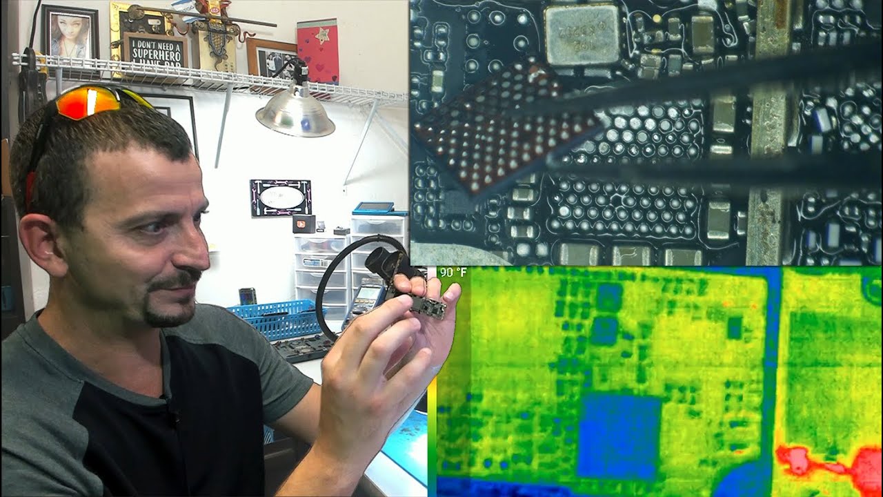 Customer tried to fix it himself - An iPhone board repair rescue!
