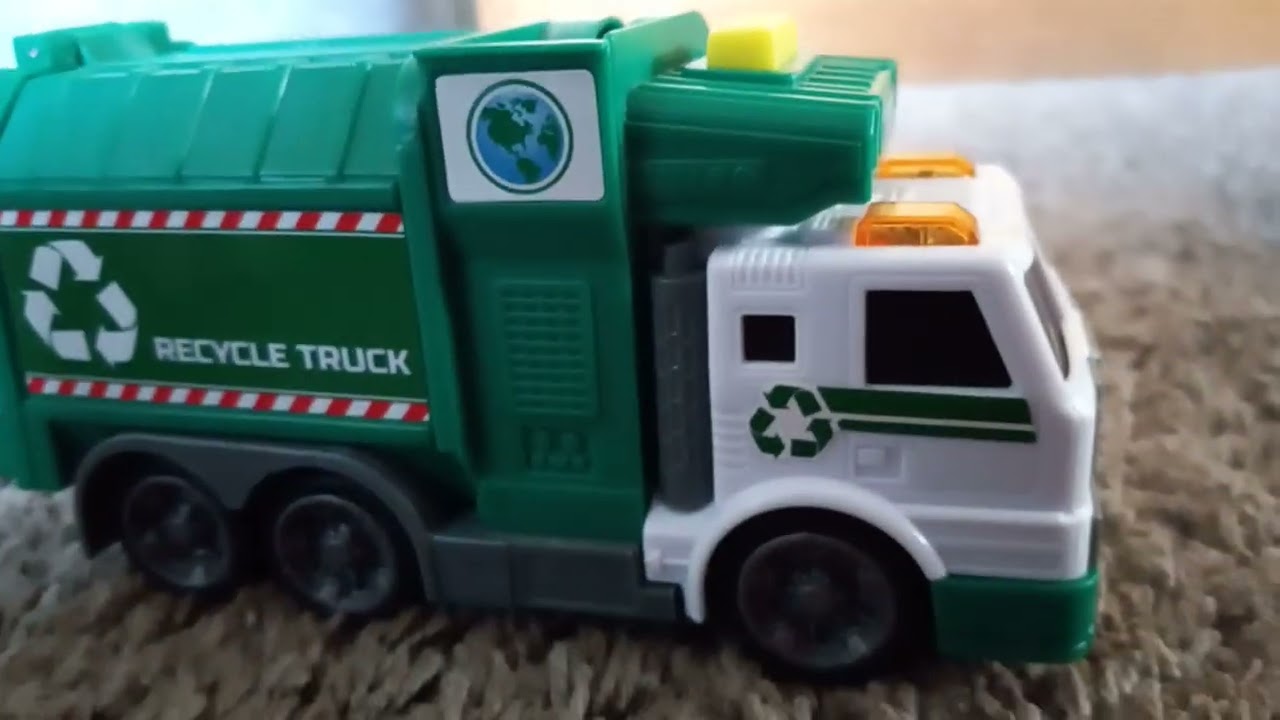 Dickie Toys Recycle Mini Amrep Garbage Truck in 1/50th Scale