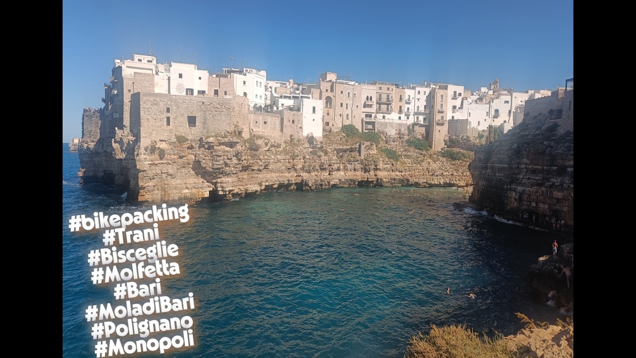 MyLongTrip2025 #24: Trani - Cocolicchio (Fasano) #bikepacking #Trani #Bari #polignanoamare #Monopoli