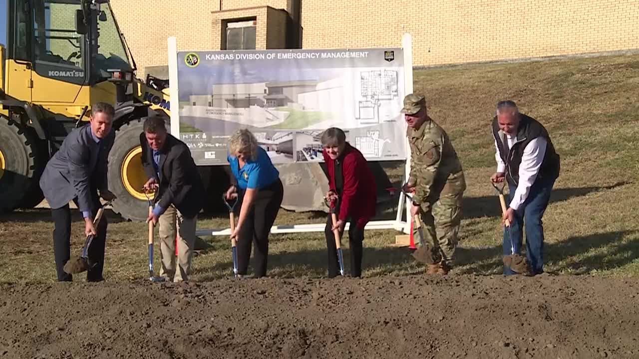 Kansas Division of Emergency Management Groundbreaking