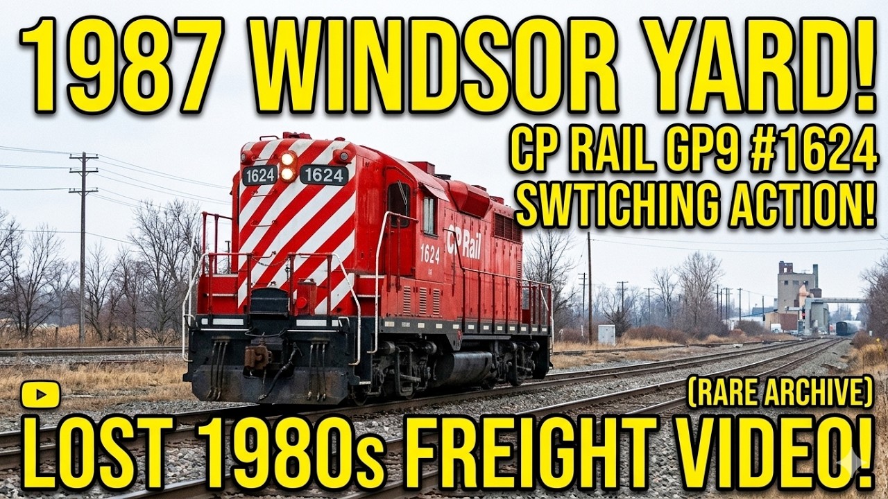 Yard Switching CP Rail Windsor 1987