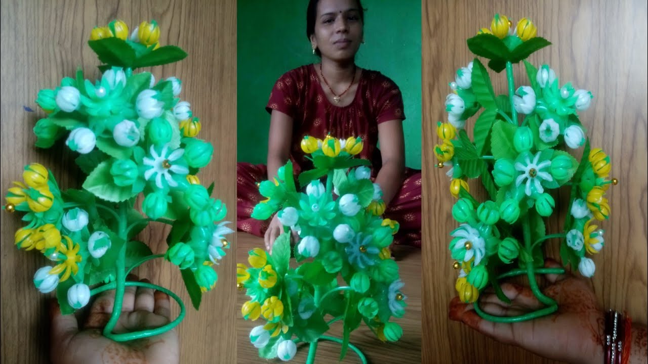 प्लास्टिक वायर गुलदस्ता - New Design Bouquet | Guldasta Banane Ka Tarika | Guldasta Banane ki vidhi