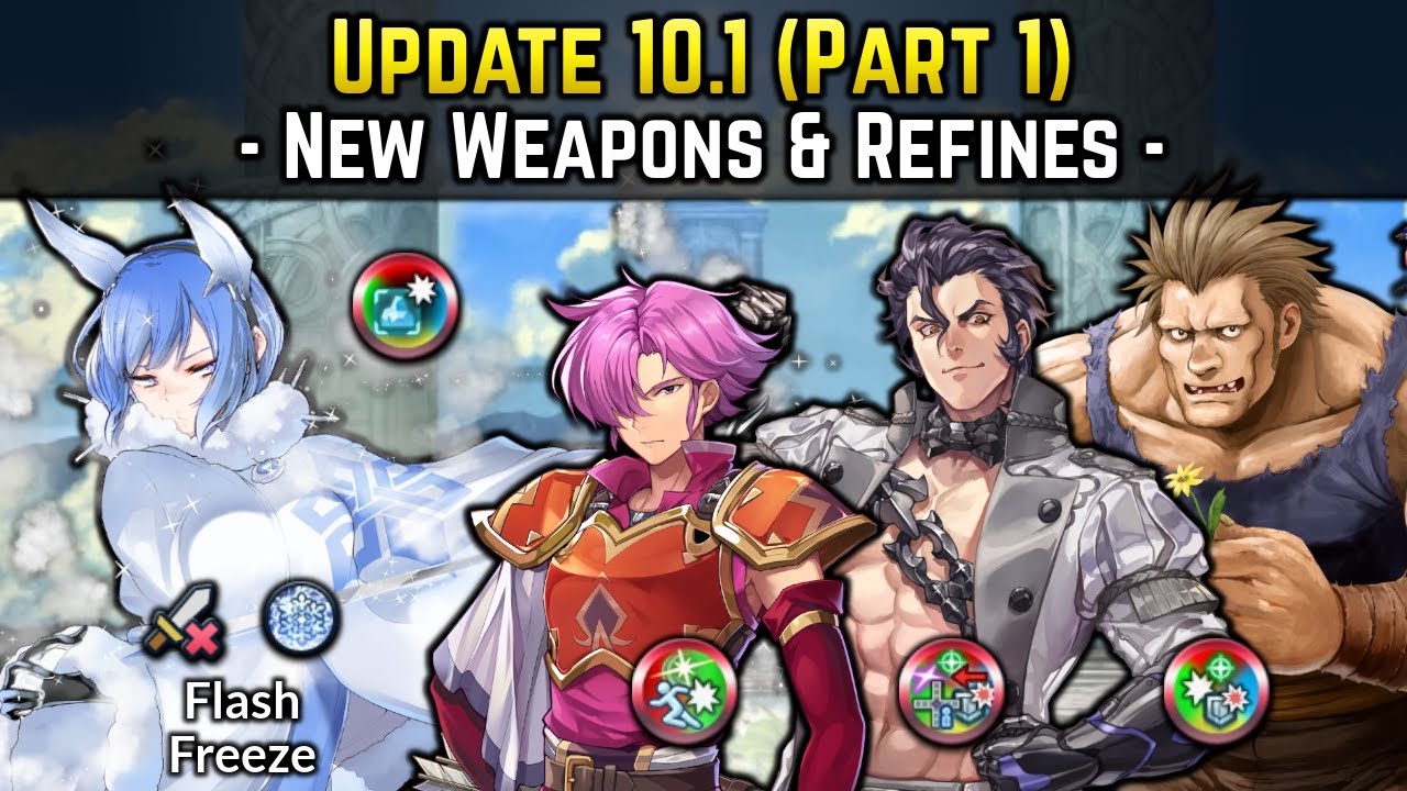 [PART 1] Nifl, Wolf, Balthus, & Gonzalez New Refines (Update 10.1) | FEH Guide