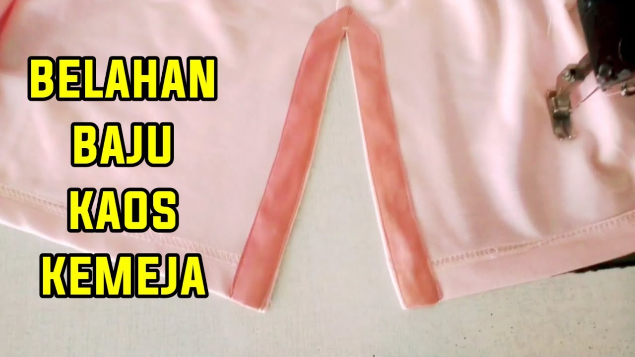 Menjahit Belahan Samping Baju #idae #sewingtips