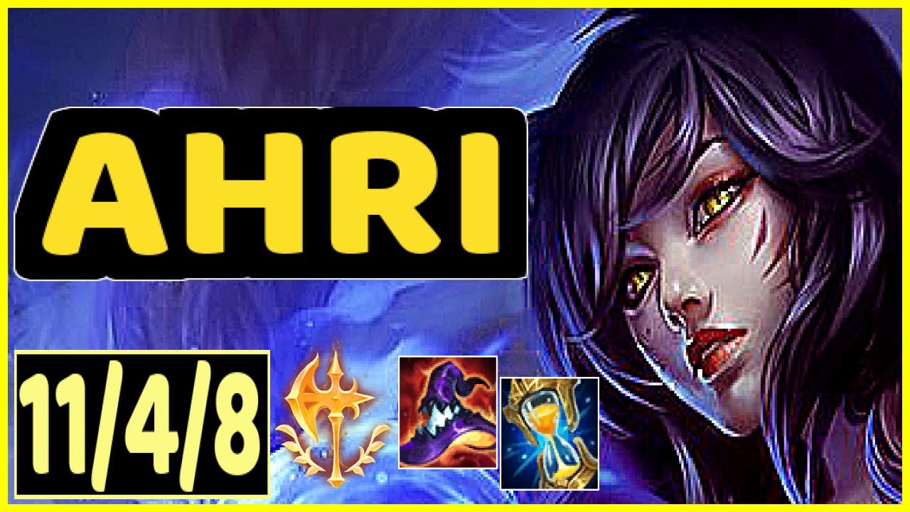 AHRI VS KAYLE - 11/4/8 KDA TOP GAMEPLAY