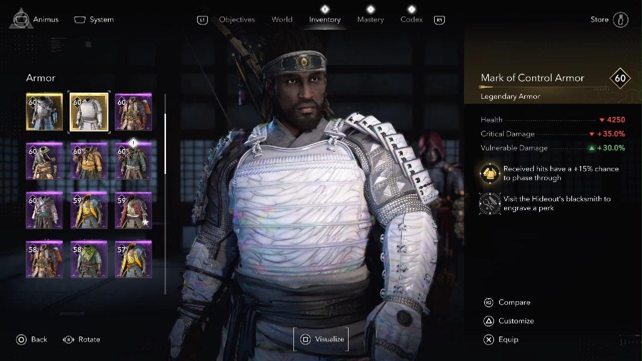 Assassin's Creed Shadows (*Mark Of Control Armor*)Anomaly Unlocked🪂🌀🌠🛸🏹