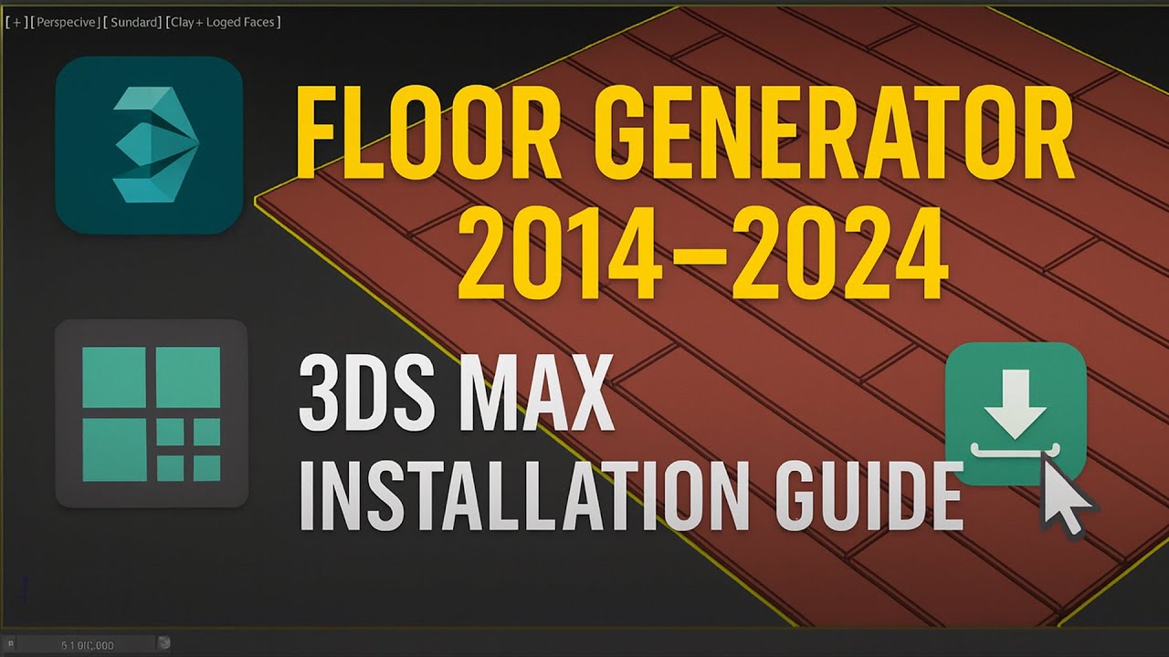 3ds max floor generator 2014 2024 install and download link