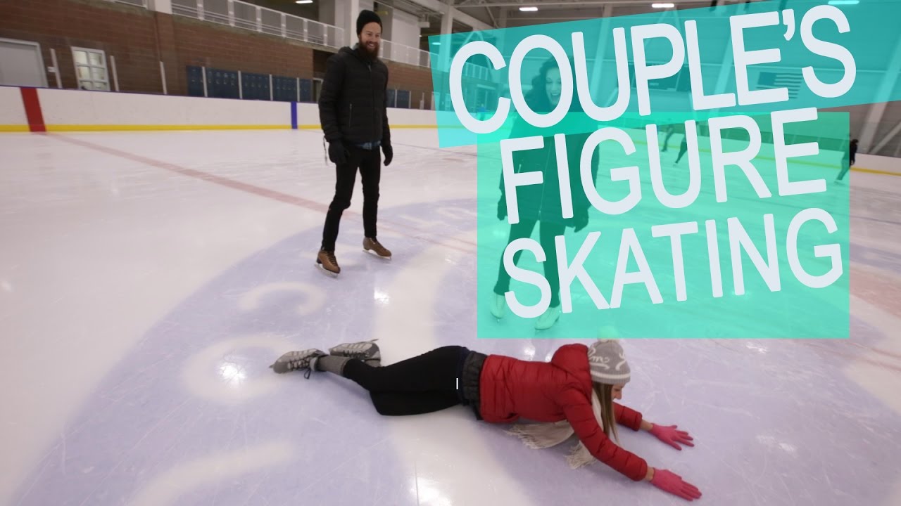 Couple Tries Figure Skating for the First Time
