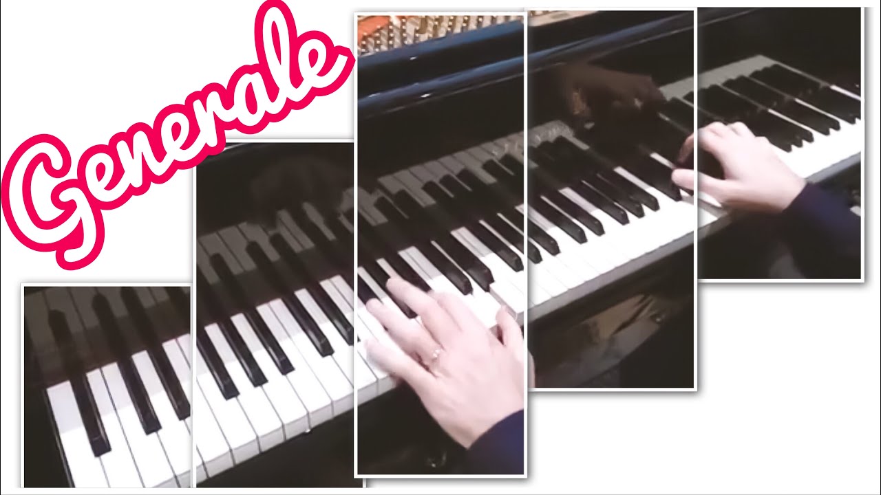 Francesco De Gregori - GENERALE - (4K/HQ piano cover)