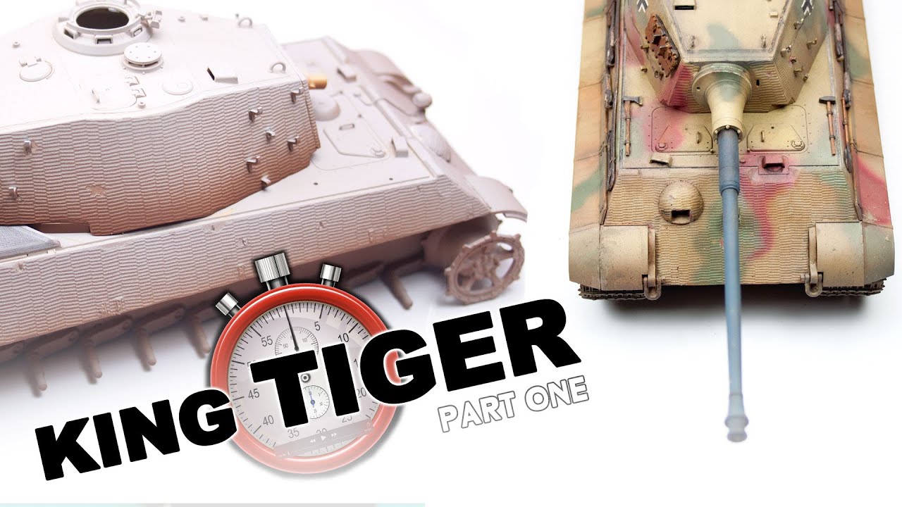 KING TIGER MODEL PAINTING - TIMED CHALLENGE - #1