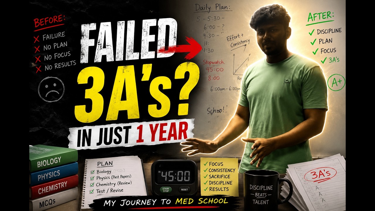 How to go from 3F to 3A in One Year | My Study Routine That Changed Everything