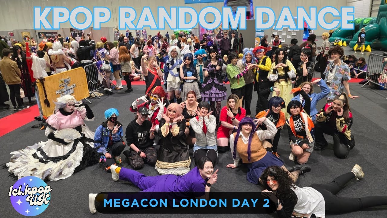 KPOP RANDOM DANCE | IN PUBLIC | MEGACON LONDON DAY 2 2025