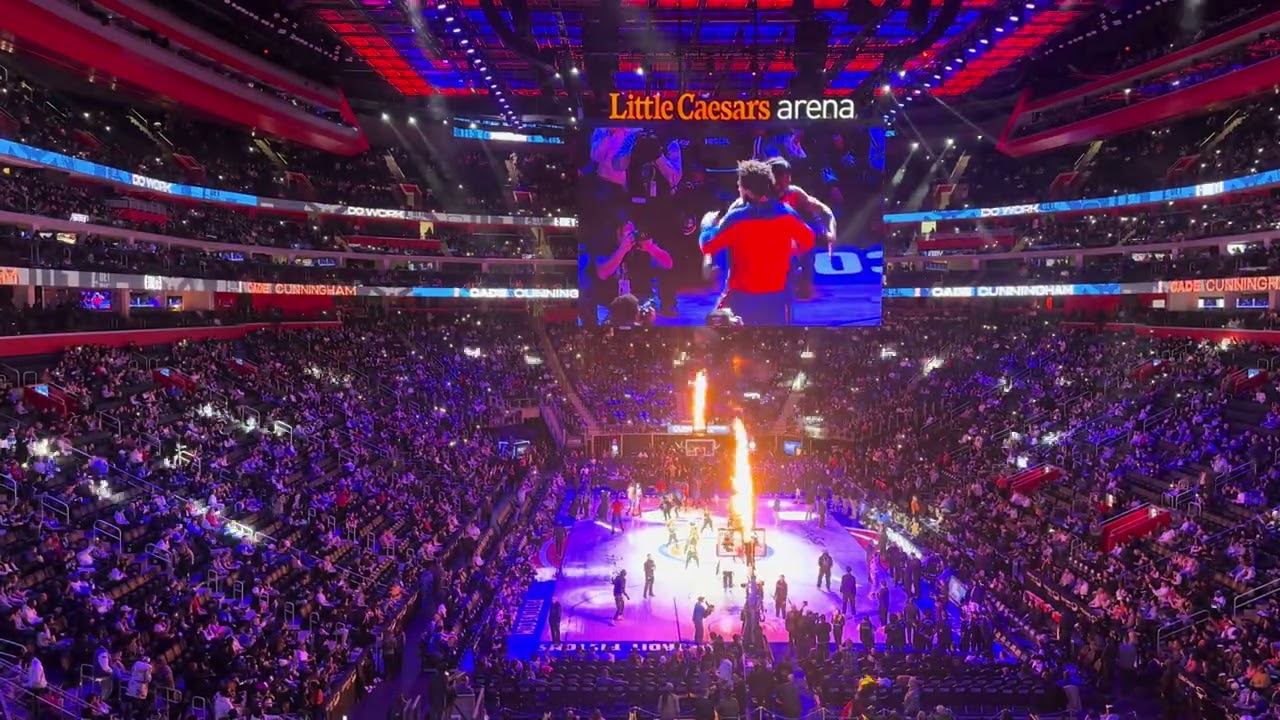 DETROIT PISTONS vs. PHOENIX SUNS TIP-OFF at LITTLE CAESARS ARENA!