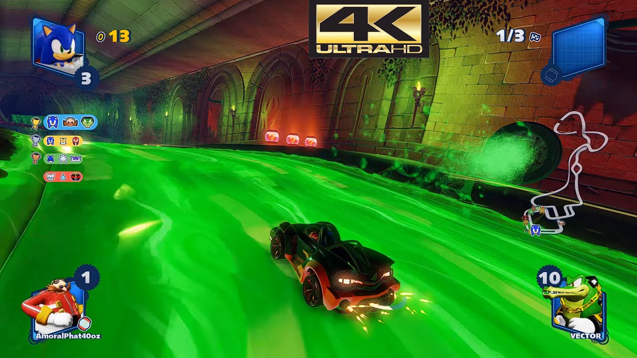 Team Sonic Racing PC Online Co-op PvE 4K Gameplay