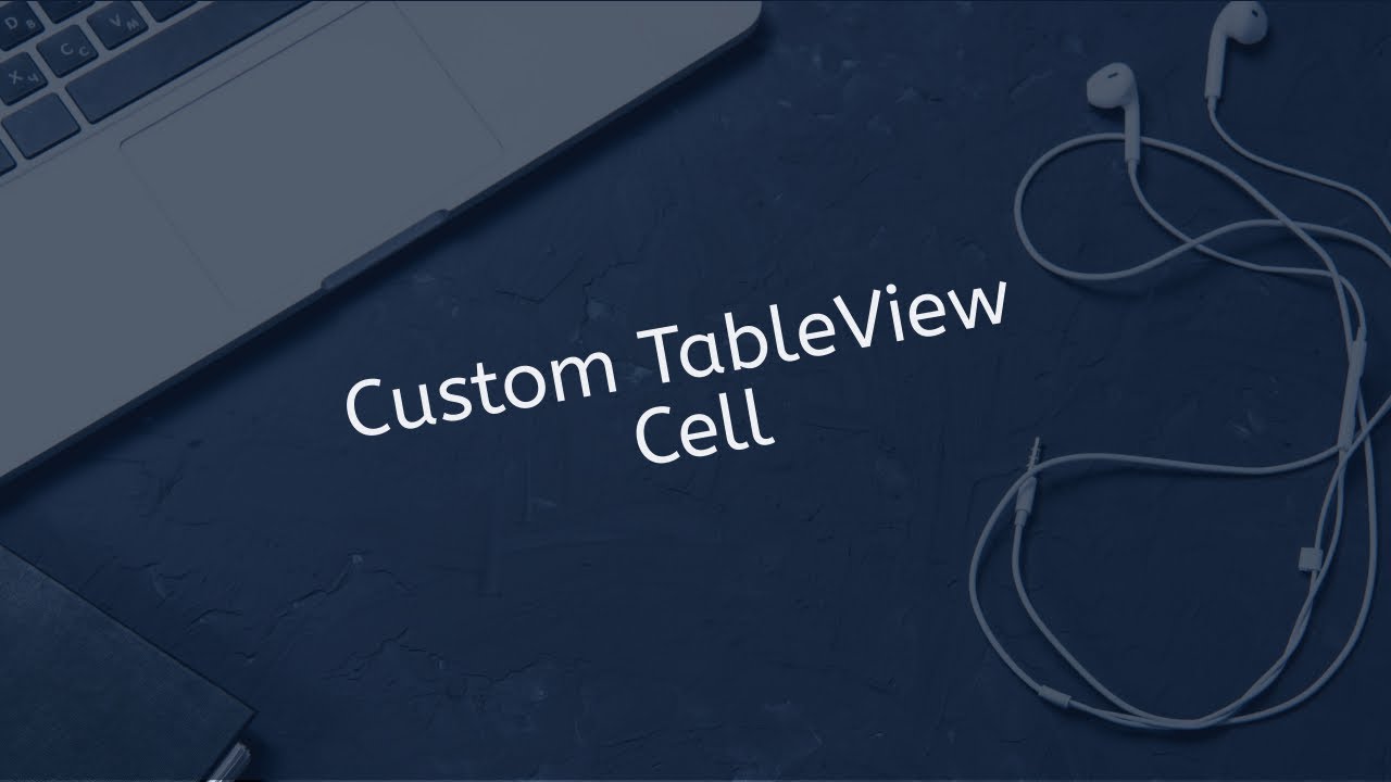 How to create custom tableview cell in swift ios