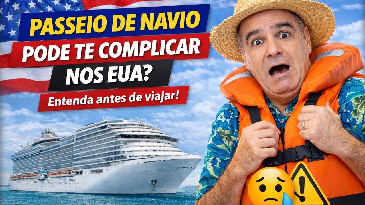 VAI VIAJAR DE NAVIO? ENTENDA QUE FAZER UMA VIAGEM MARÍTIMA PODE NÃO RENOVAR SUA ESTADIA (I-94)