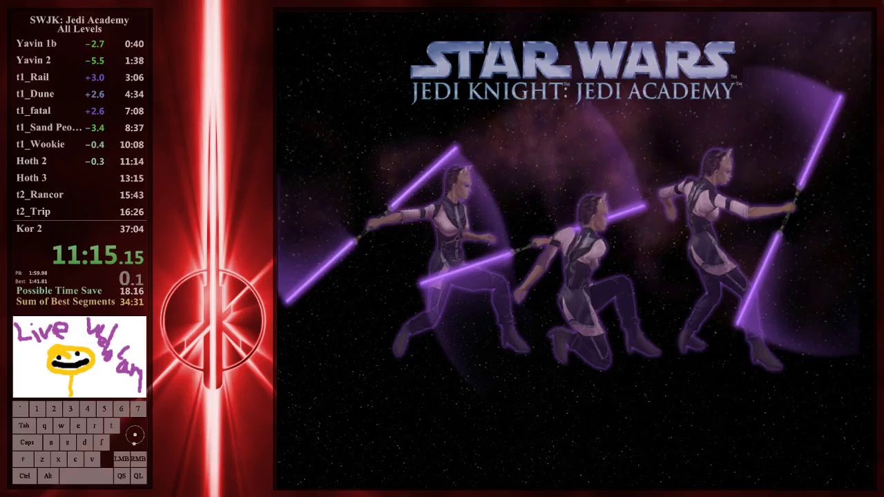 36:47 SW:JK - Jedi Academy All Levels Speedrun
