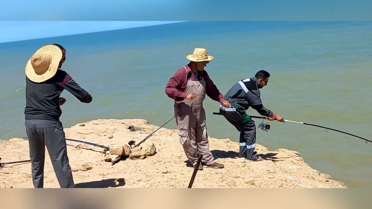 الجديد في فيديو من مصيد #عجب_الله على ضفاف الأطلسي جنوب العيون.