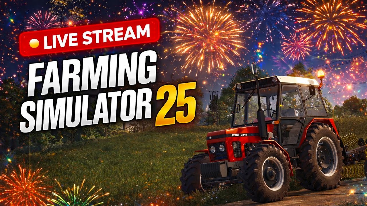 🔴LIVE🔴 | Silvestrovský LIVE STREAM⛄❄️| VALACHY #8 | FS 25